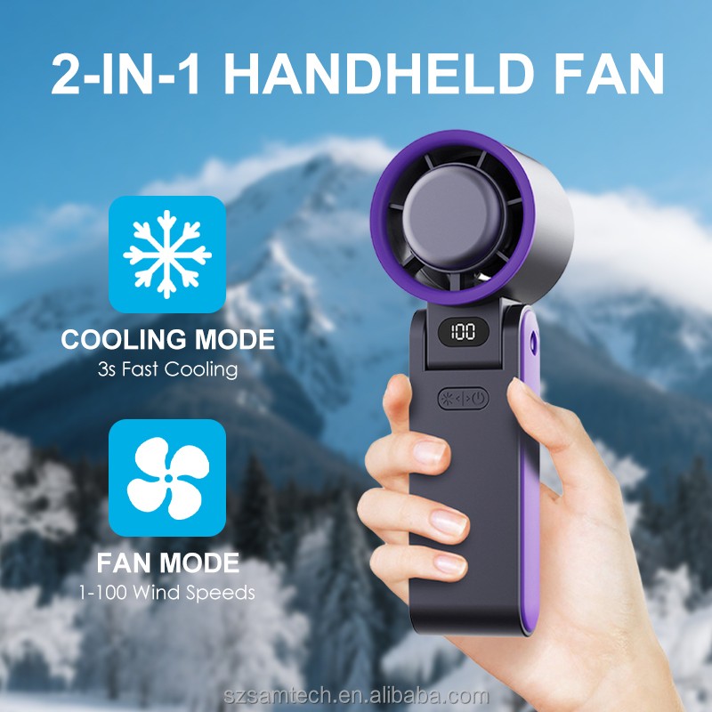 Smart Fan Manufacturer - 3600mAh 100 Speeds Neck Cooling Fan