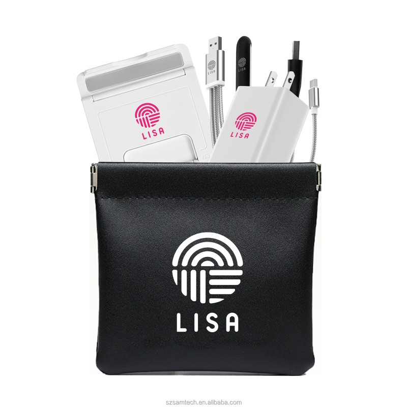 Gift Set Factory - Custom Logo 3 in 1 Charging Cable Set
