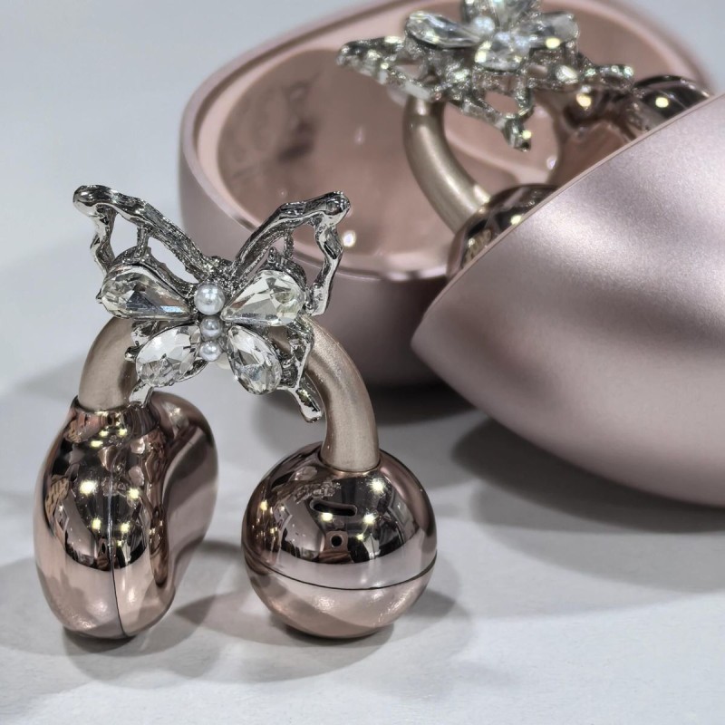 Open Ear Earbuds Factory - Removable Butterfly Earring Headphones