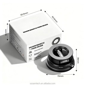 Car Phone Holder Manufacturer - Vacuum Magnetic Dashboard Phone Stand