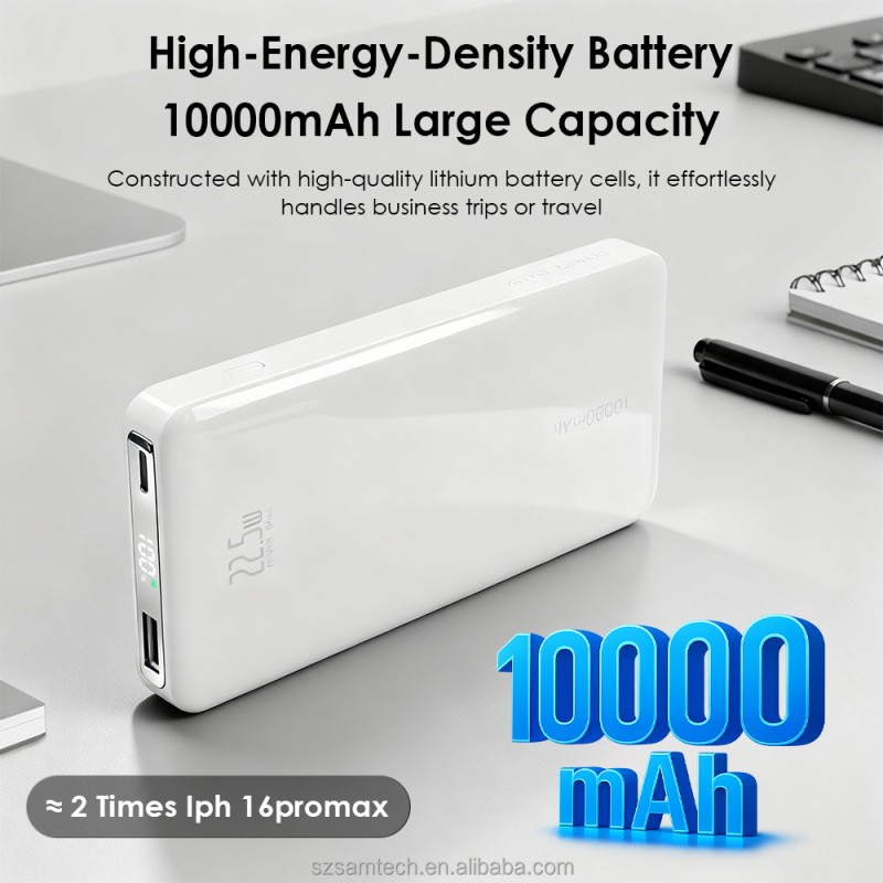 Portable Charger Manufacturer - 10000mAh 22.5W Fast Charging Battery