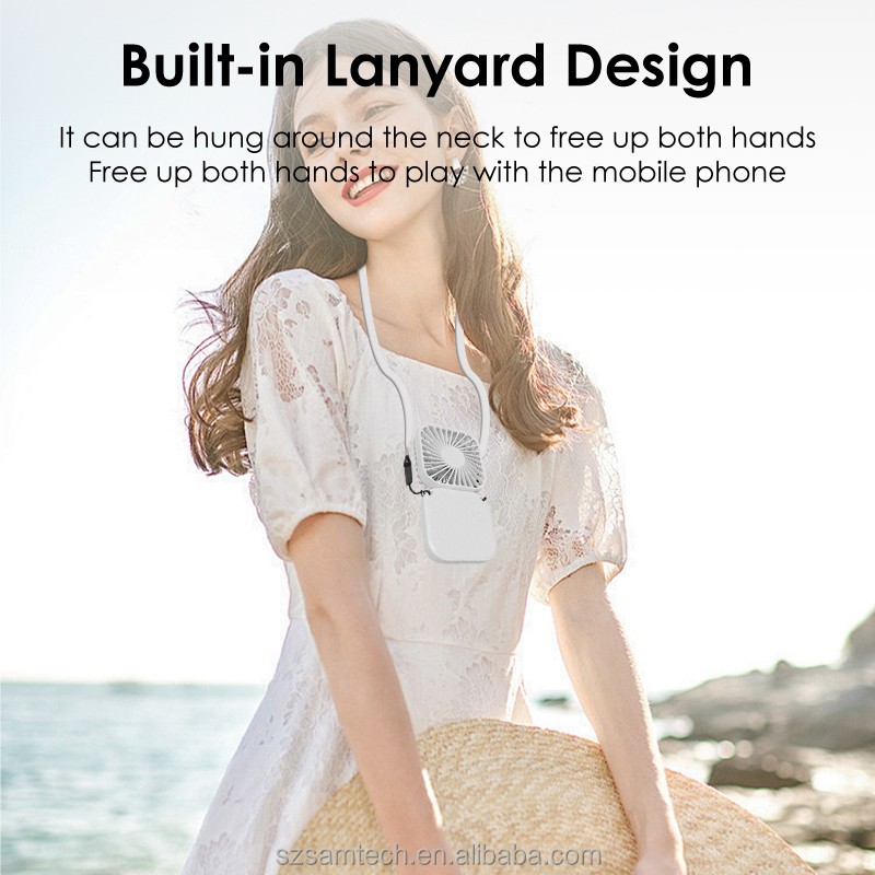 Portable Fan Factory - Type C Hanging Neck Rechargeable Fan