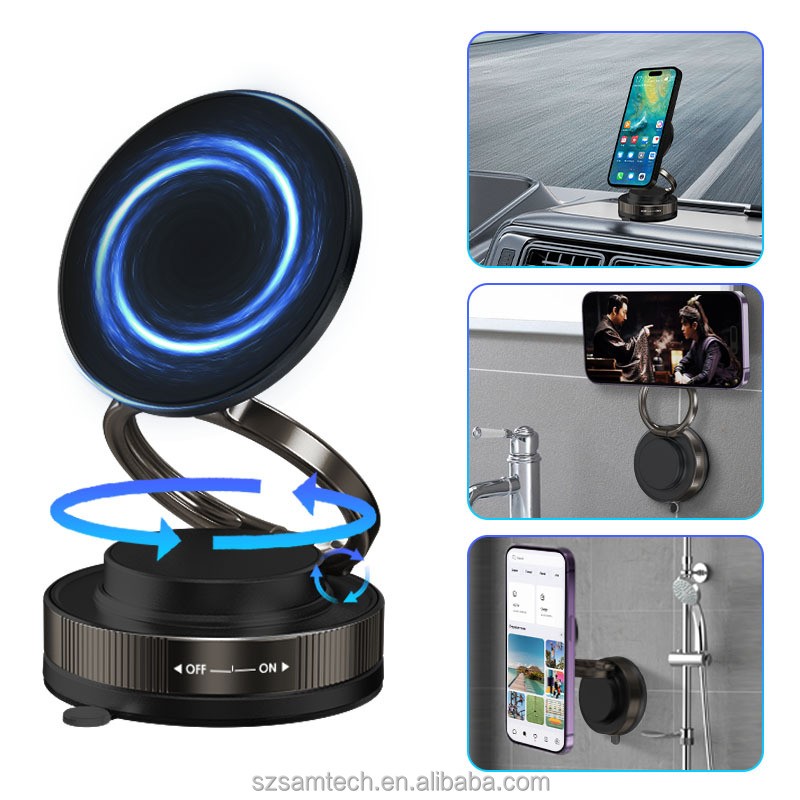 Car Phone Holder Manufacturer - Electric Vacuum Magnetic Phone Mount