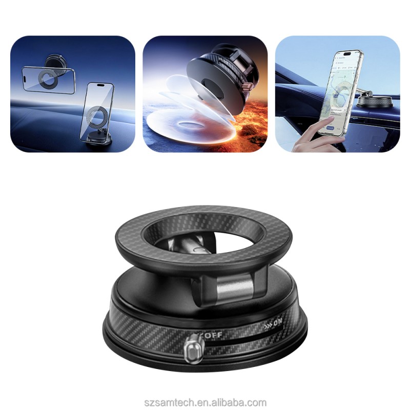 Car Phone Holder Factory - Vacuum Magnetic Suction Car Holder