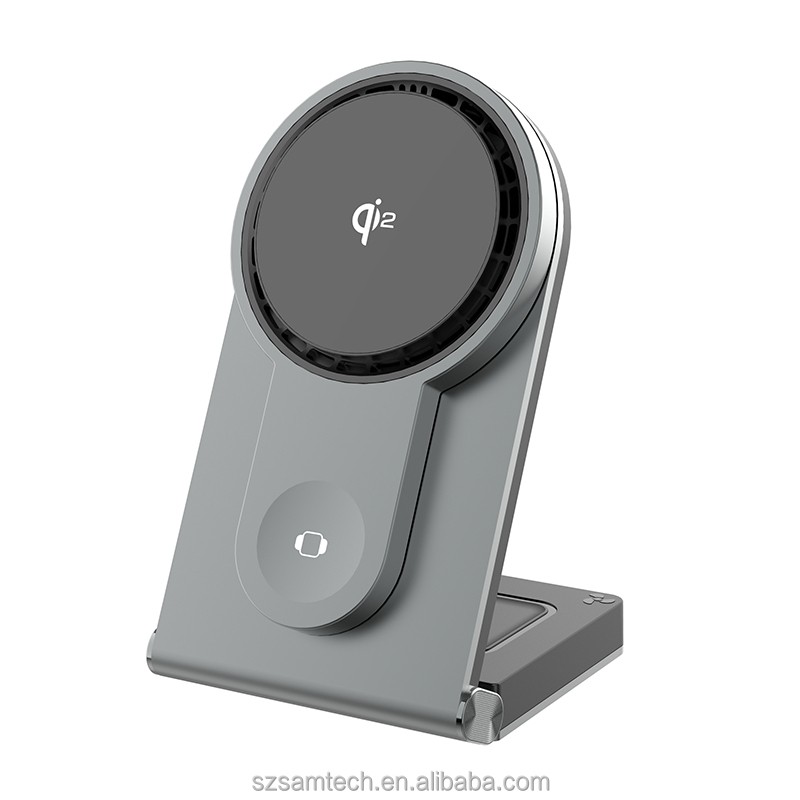 Wireless Charger Manufacturer - Tri-Fold 15W Fast Wireless Charger