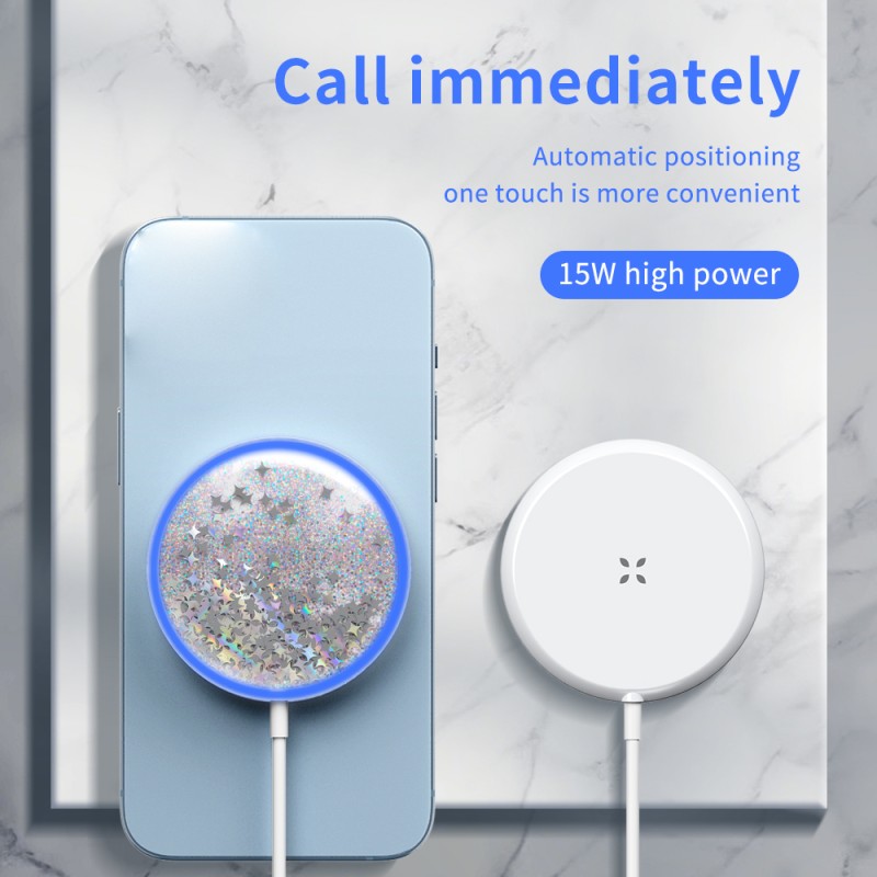 Wireless Charger Manufacturer - 15W Magnetic Foldable Stand