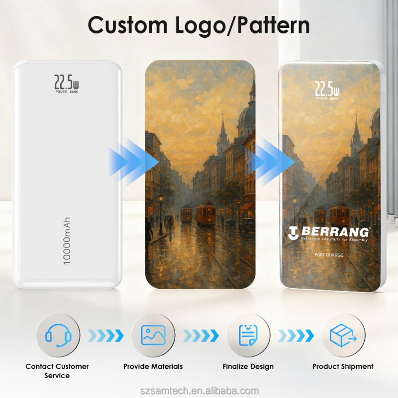 Power Bank Factory - 10000mAh PD22.5W Fast Charging LED Display