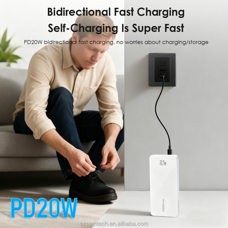 Portable Charger Manufacturer - Slim 10000mAh 20W Fast Charging