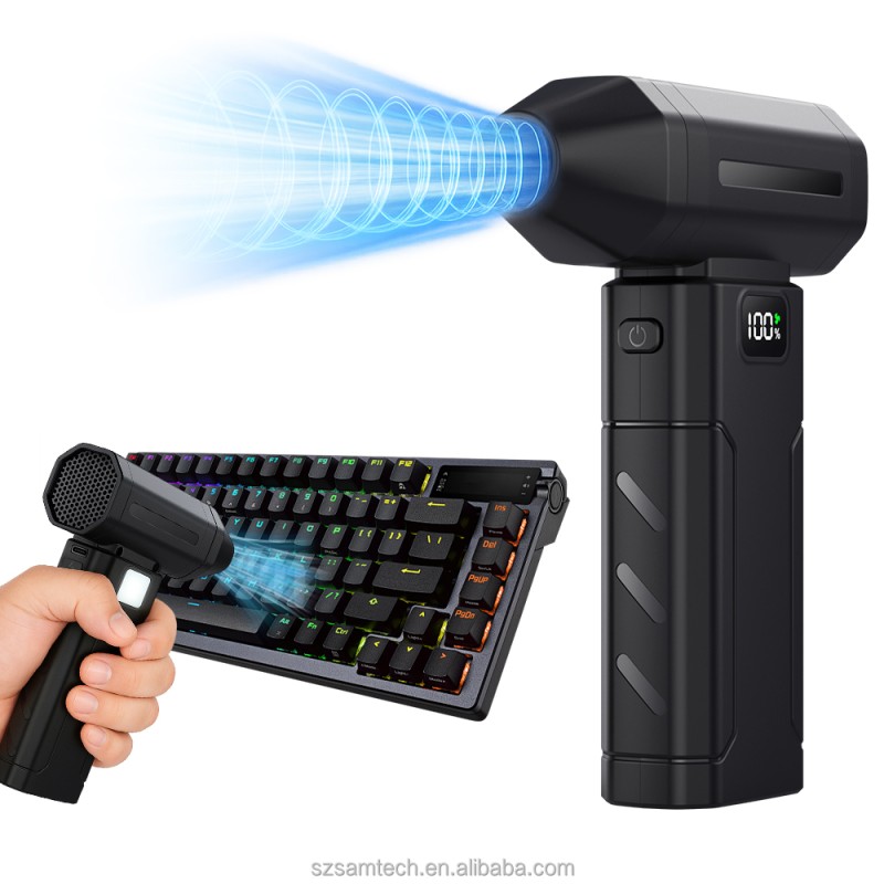 Handheld Fan Manufacturer - Portable Mini Turbo LED Light Fan