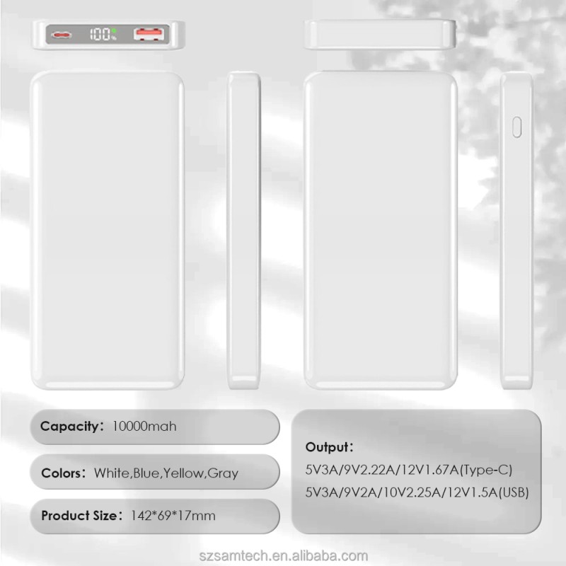 Power Bank Factory - 22.5W 10000mAh Laptop Portable Charger