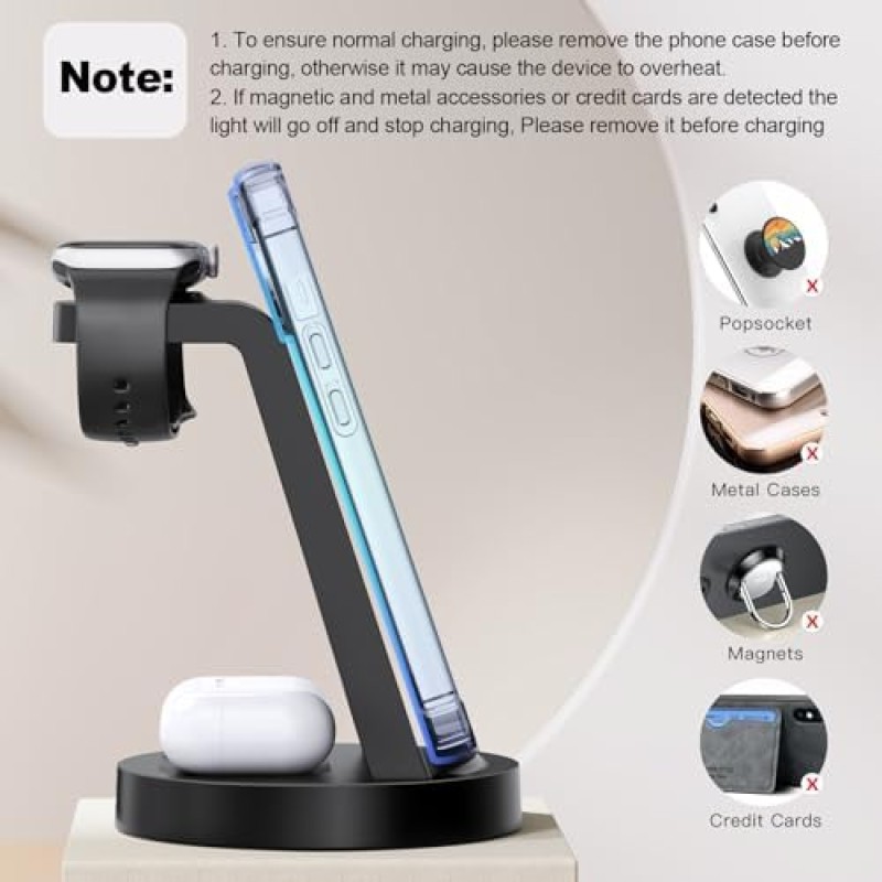 Wireless Charger Manufacturer - 3 in 1 Multifunction Charging Stand