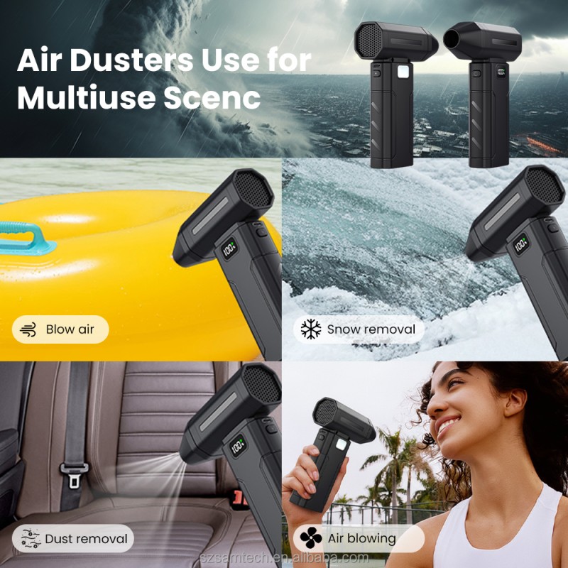 Handheld Fan Manufacturer - Portable Mini Turbo LED Light Fan