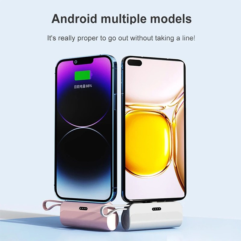 Power Bank Factory - 2 in 1 Mini Capsule 5000mAh LED Display