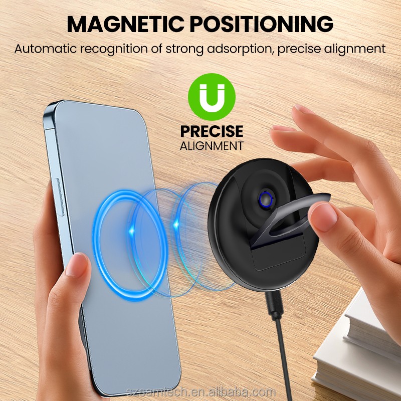 Wireless Charger Manufacturer - 15W Magnetic Slim 3 in 1 Charger