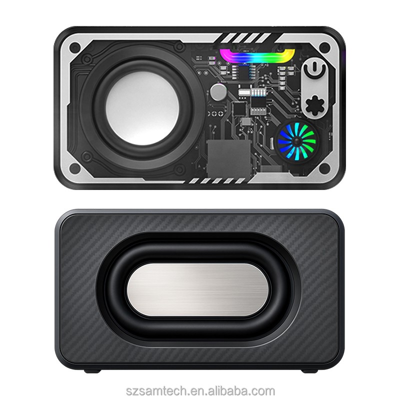 Bluetooth Speaker Manufacturer - LED Lights Transparent Casing Speaker