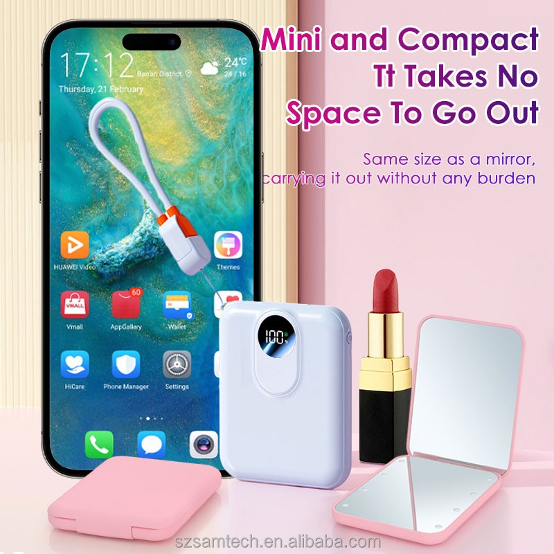 Power Bank Manufacturer - 5000mAh Wireless 20W PD Fast Charging