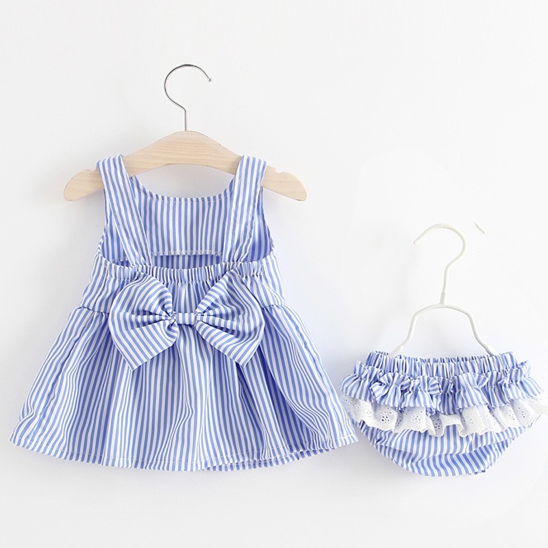 Summer Baby Dress Factory - Floral Bow Beach Holiday