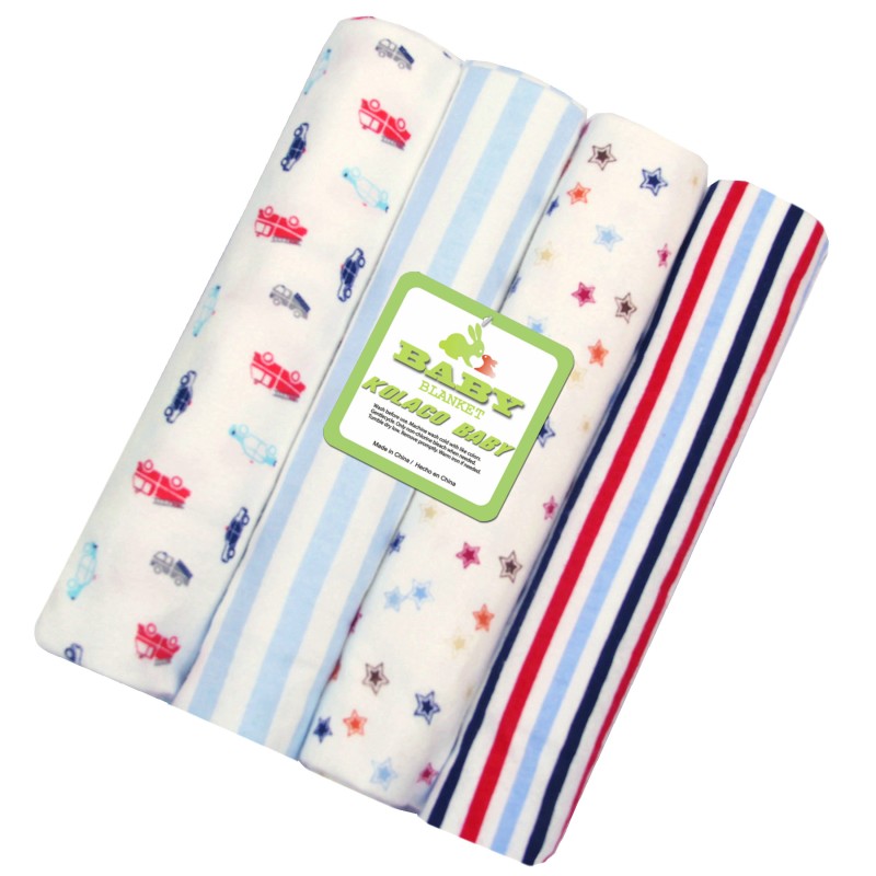Baby Swaddle Blanket Factory - 4pcs Flannel Set