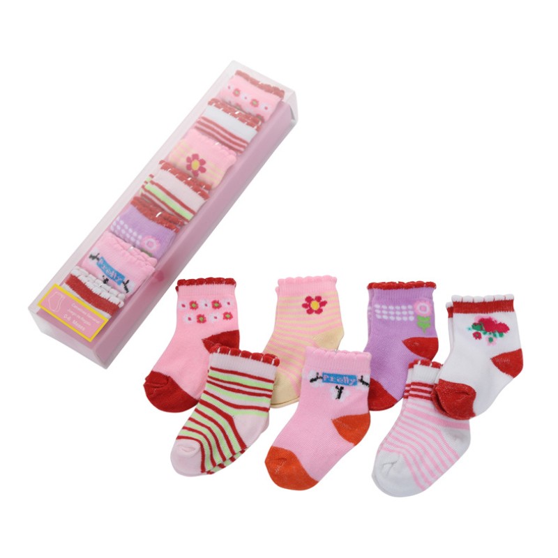 Baby Socks Manufacturer - Cute Polka Dot Striped