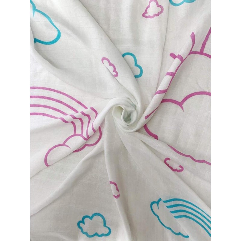Bamboo Muslin Swaddle Manufacturer - Custom Print Design