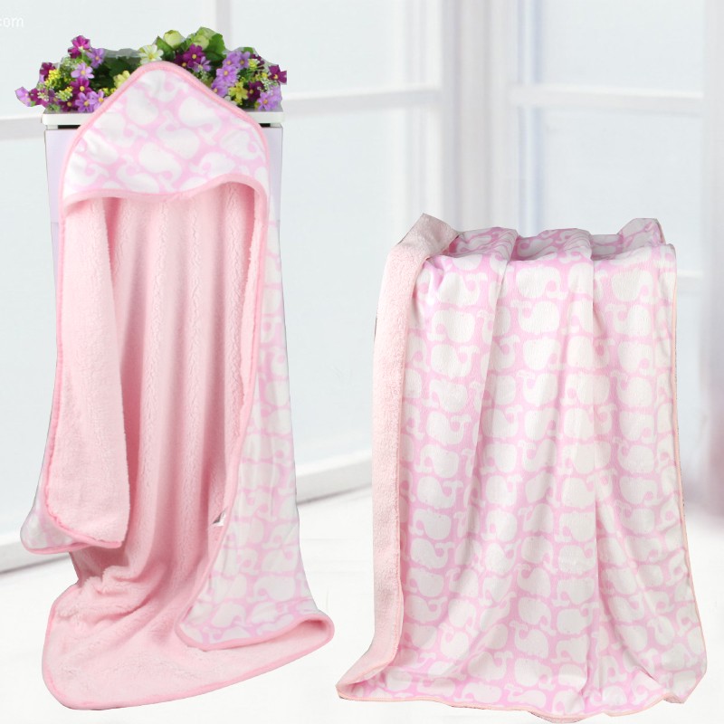 Coral Fleece Towel Supplier - Plain Cartoon Hooded