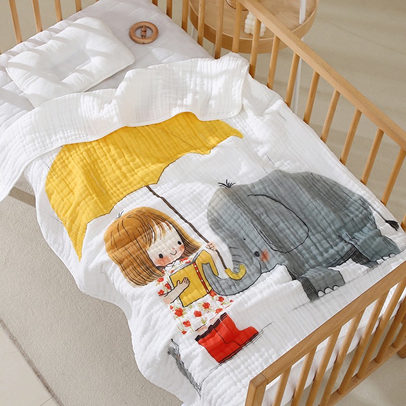 Baby Cotton Swaddle Supplier - Class A 6 Layer