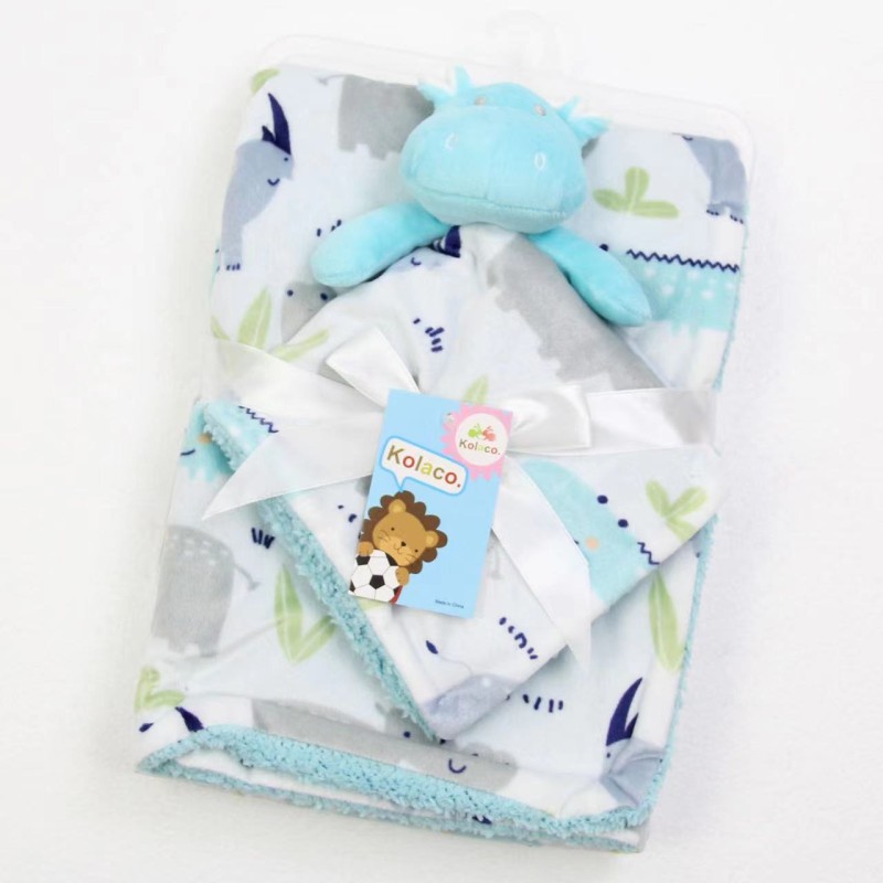 Plush Security Blanket Supplier - Unisex Animal Toy