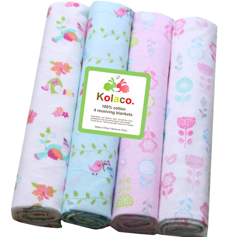 Baby Swaddle Blanket Factory - 4pcs Flannel Set