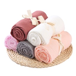 Muslin Swaddle Blankets Manufacturer - 70% Bamboo Blend