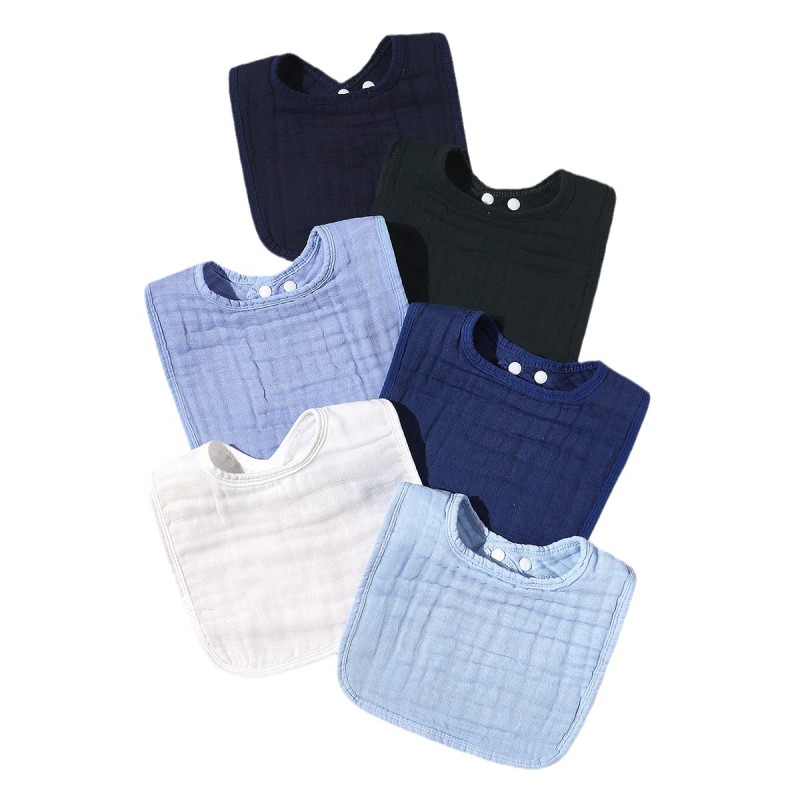 Muslin Baby Bibs Supplier - Super Absorbent 6 Layer