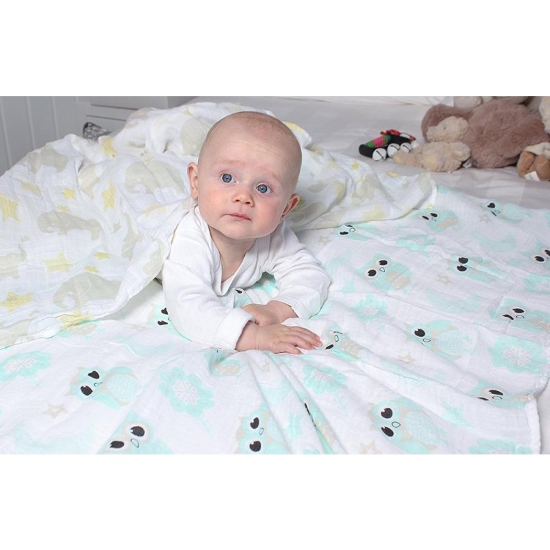 Flannel Receiving Blanket Factory - 4 Pack Large Size