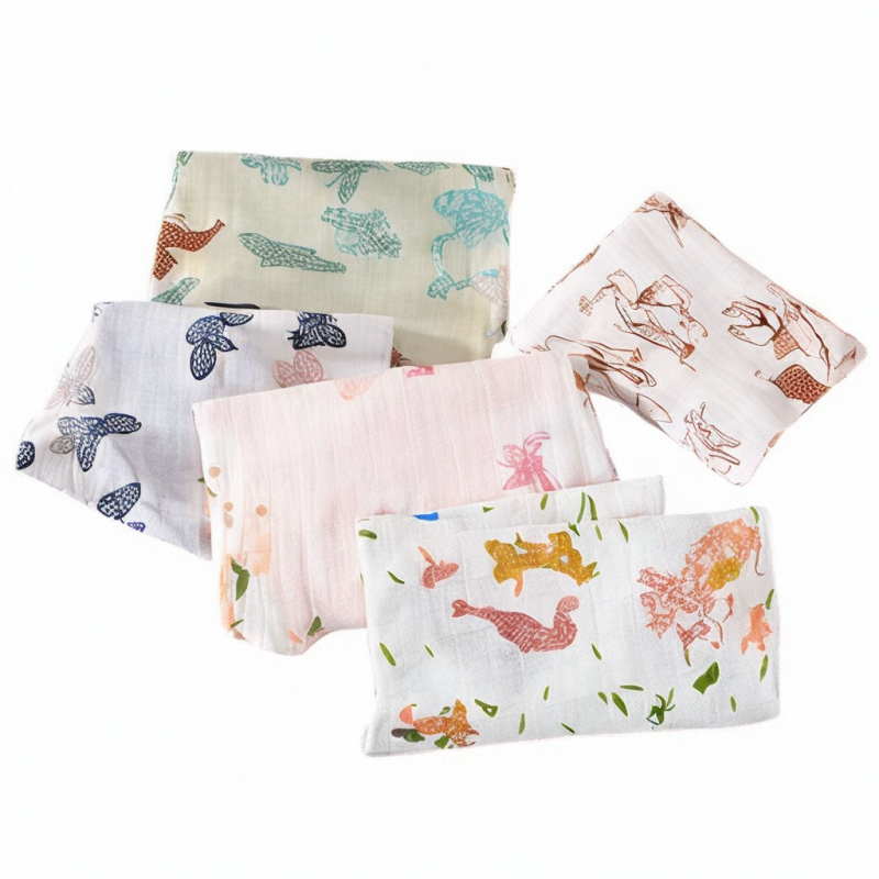 Gauze Cotton Blanket Supplier - 6 Layers Print