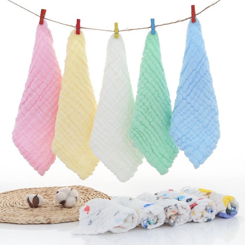 Baby Wash Cloth Manufacturer - Wholesale 5pcs Square