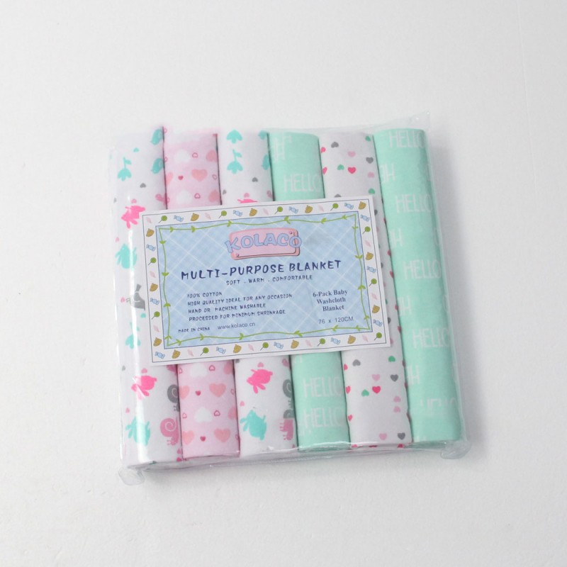 Baby Blanket Set Supplier - 6 Pcs Cotton Swaddling