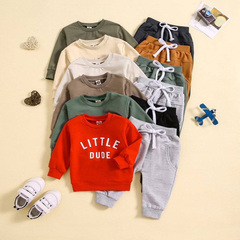 Toddler Jogging Suit Supplier - Boys Tops Pants Set