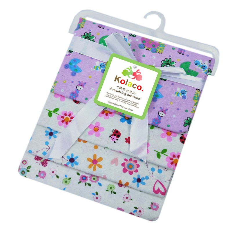 Baby Receiving Blanket Supplier - 4 Pcs Boutique