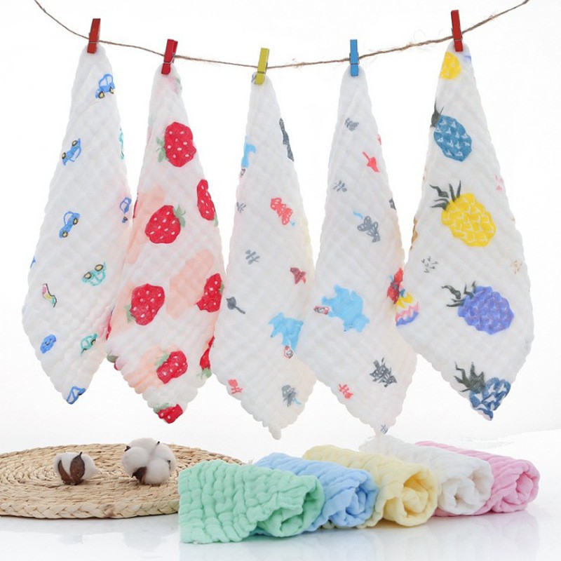Baby Wash Cloth Manufacturer - Wholesale 5pcs Square