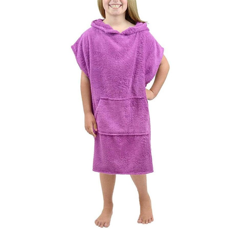 Microfiber Hooded Poncho Supplier - Kids Soft Flannel