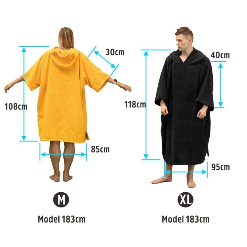 Beach Poncho Factory - Thick Absorbent Changing Robe
