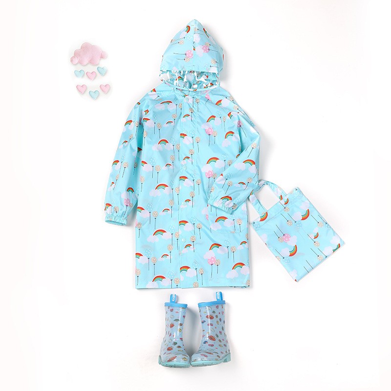 Poncho Supplier - Cute Recycled Printed Kids