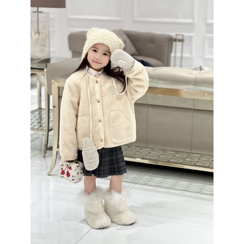Children Wear Factory - New Arrival CICI Lamb Velvet