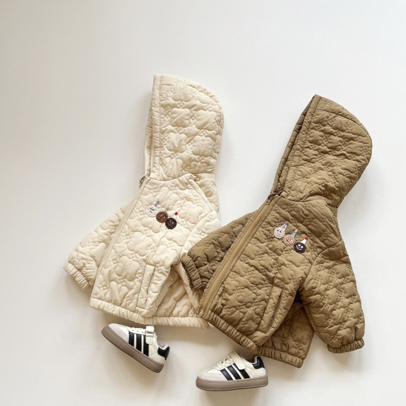 Children Jacket Supplier - Cotton-padded Flight Logo Pattern