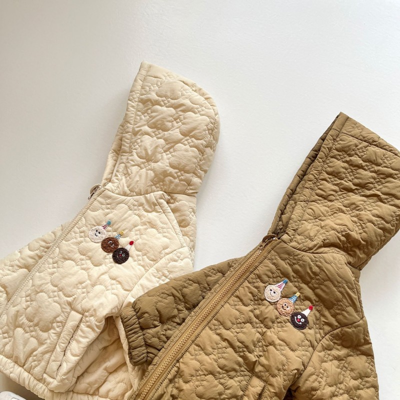 Children Jacket Supplier - Cotton-padded Flight Logo Pattern