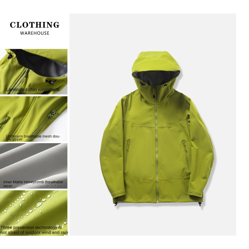 Soft Shell Jacket Factory - Unisex Hooded Waterproof