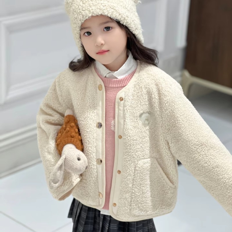 Children Wear Factory - New Arrival CICI Lamb Velvet