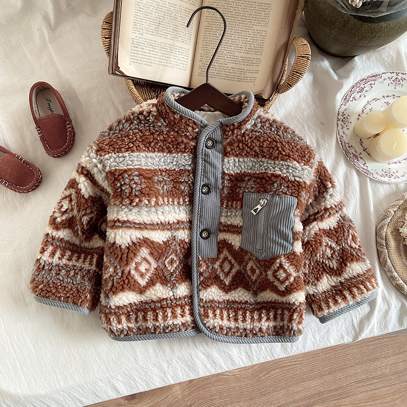 Children Jacket Factory - New Baby Lamb Fleece Boy