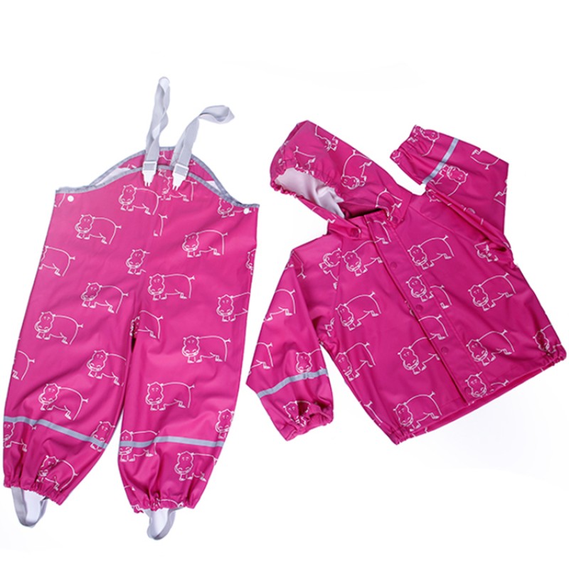 Rainwear Supplier - Kids Waterproof Suit Recycled