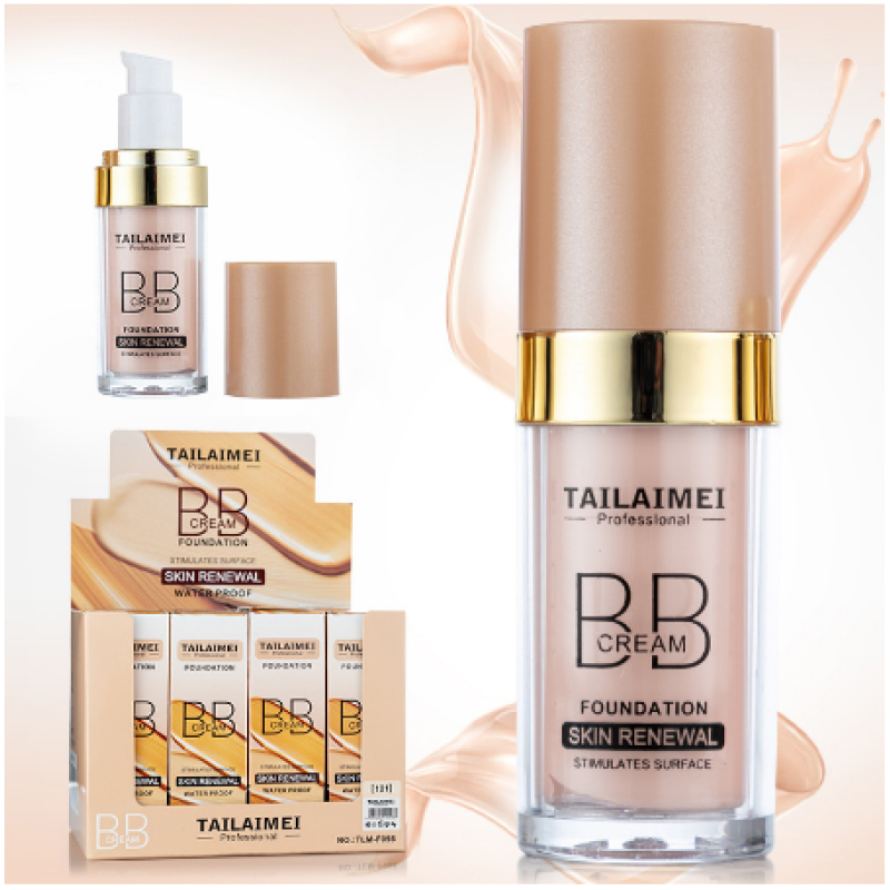 Long Lasting Waterproof Base Makeup Skin Renewal Easy to Wear 2019 Hot Sale Product 30ml Face BB Cream Foundation