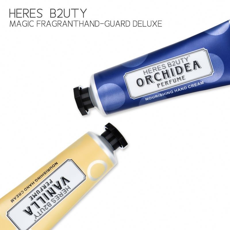 HERES B2UTY Korean Brand 5pc/set Natural Organic Antibacterial Hand Cream Moisturizing Whitening Nourishing Gift Set