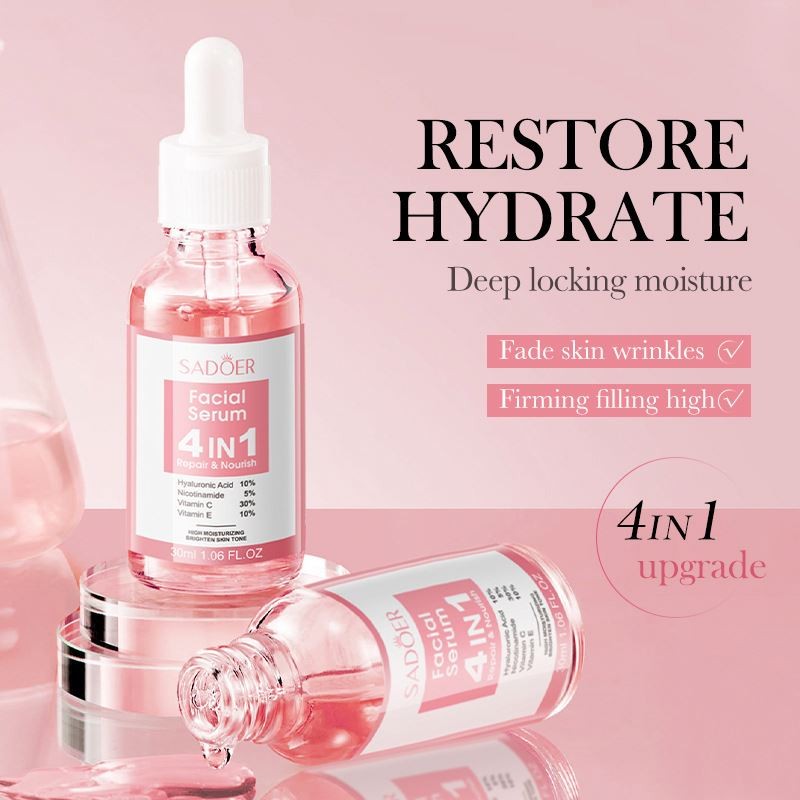 High Quality Firming and Moisturizing Hyaluronic Acid Nicotinamide Essence 4 in 1 Face Serum